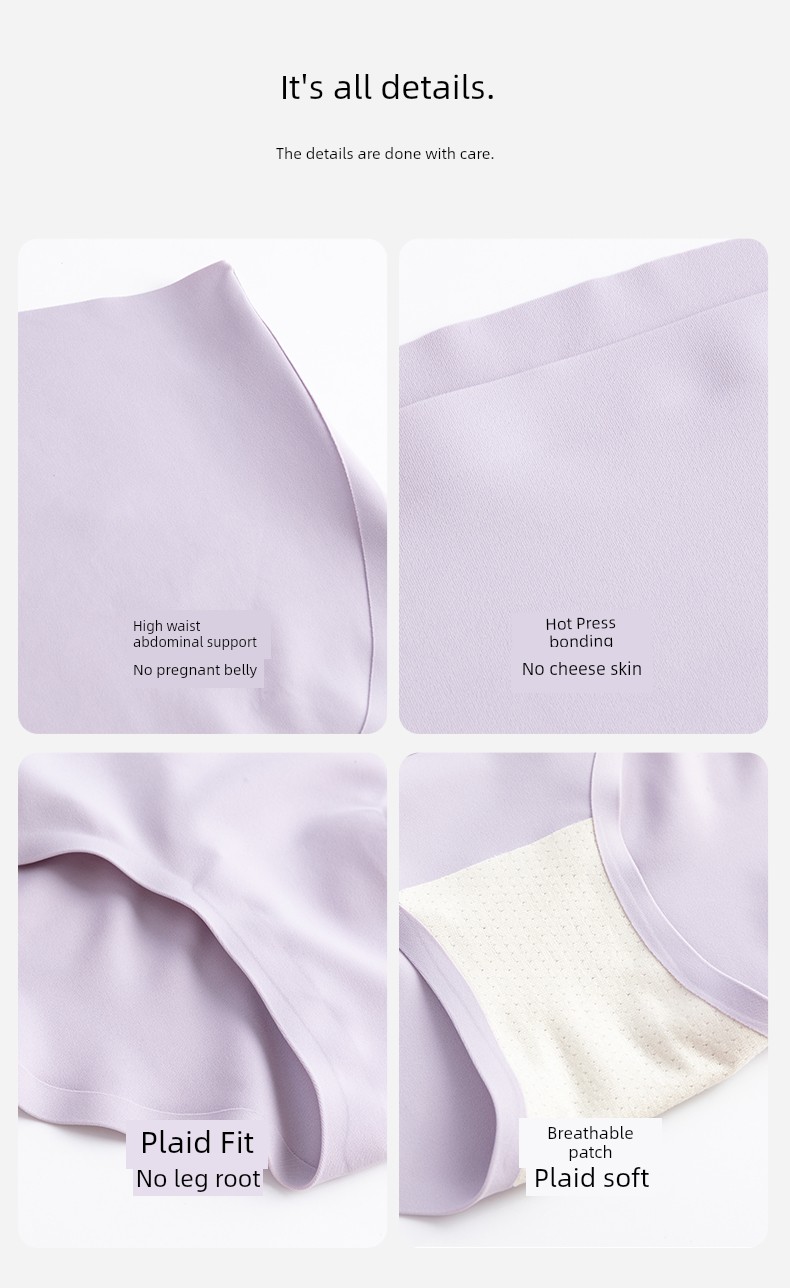 Mother with Pregnant Women's Underpants High Waist Seamless Belly Support for Early and Late Pregnancy Special Non-Pure All Cotton Plus Size Summer Thin — 15