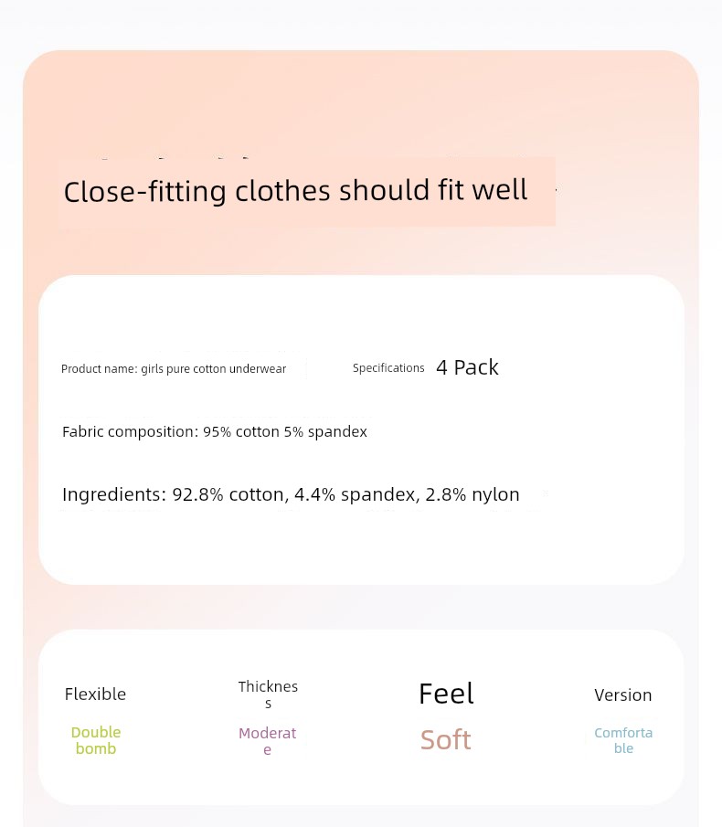 Girls' Underwear for Junior High School Students, Pure Cotton, Class A, Four-Corner Boxer Shorts That Don'T Pinch the Buttocks, for Older Girls — 13