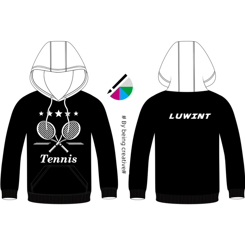 Printing spring and autumn winter Tennis Hooded Appearance clothes Sweater