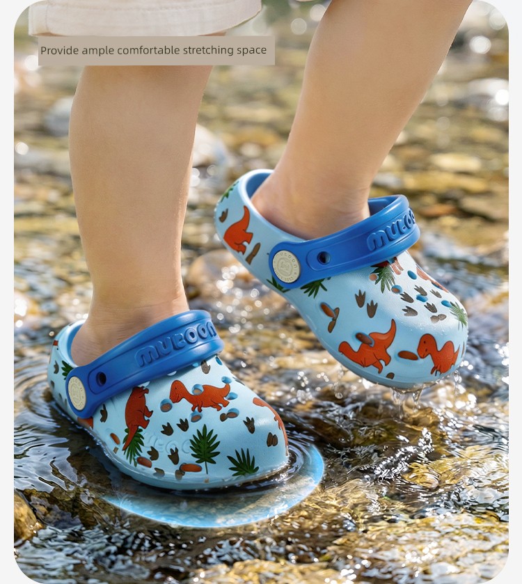 Children's Slippers for Indoor Use, New Summer Style for Boys, Clogs for Kids, Outdoor Sandals for Girls, Beach Shoes — 18