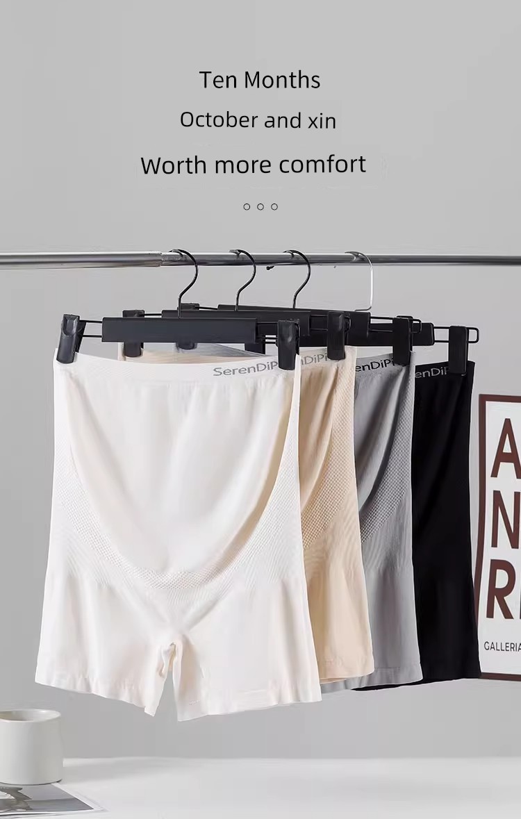 All-Cotton Maternity Safety Shorts and Underwear Two-In-One, Four-Season Anti-Exposure Insurance Shorts for Outerwear — 12