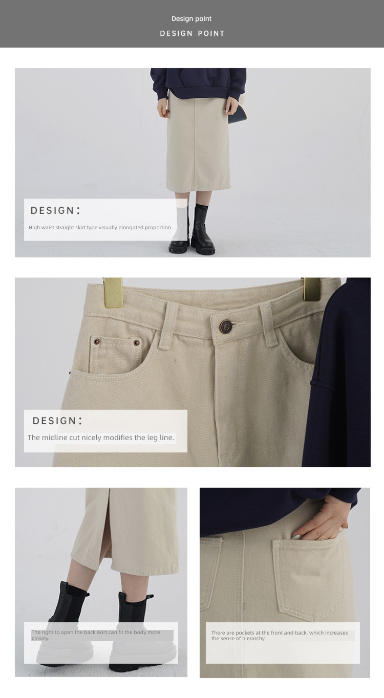 Sleepy rabbit Self heating twill Middle-skirt winter work clothes