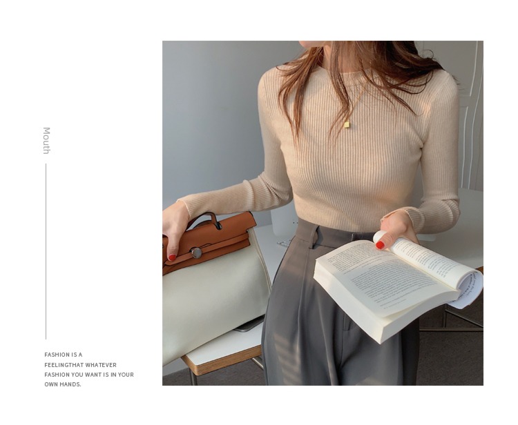 Inner lap Foreign style Self-cultivation black knitting Long sleeve Blazer