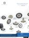 Plastic bearing wheel EBHS nylon pulley with stainless steel screw plus rod bearing external thread M3M4M6M8M105