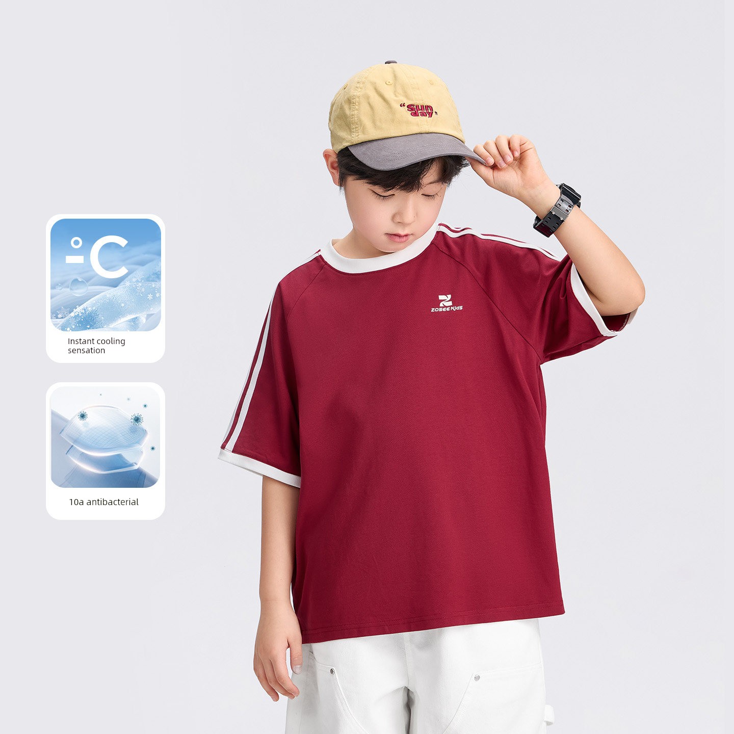 Zuoxi Children's Clothing Boys' Pants Summer Thin Children's Cool Tencel Jeans 2026 New Model Big Kids Anti-Mosquito Pants — 5