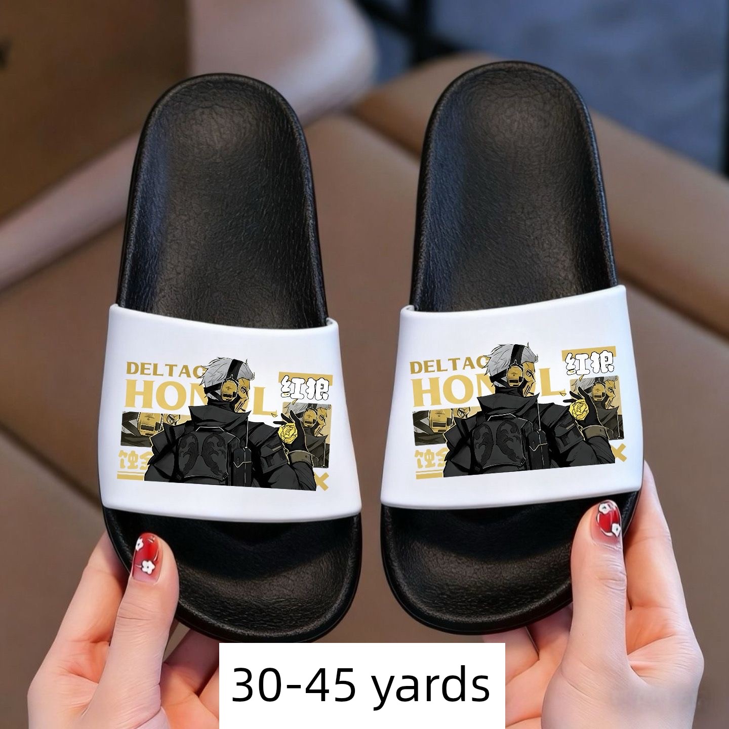 Delta Action Weilong Children's Slippers Summer Non-Slip Soft-Soled Boys' Cartoon Home Bathing Slippers for Older Children — 15