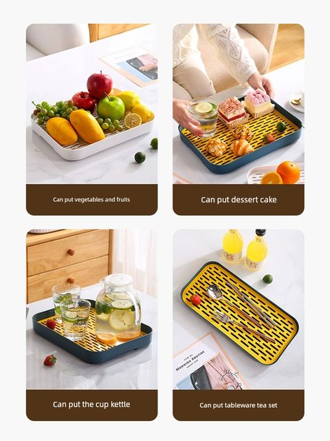 Water cup storage rack Thickened cup rack Household fruit tray Tea cup drain tray Kitchen cup bowls and chopsticks storage rack