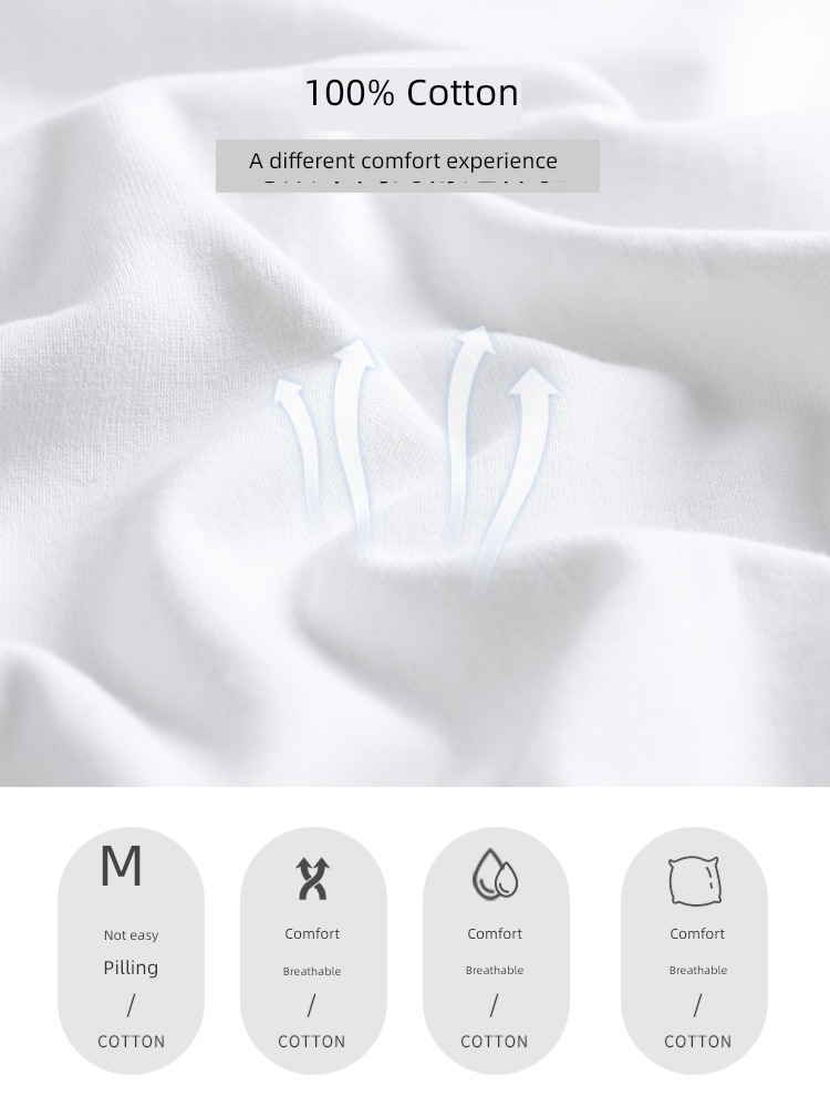 man Undershirt trend white Versatile Half sleeve T-shirt
