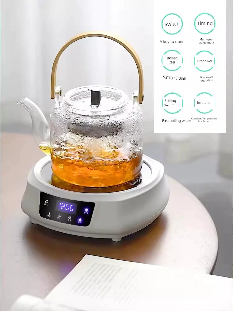 台灣110v電陶爐煮茶器家用多功能迷你小型電磁爐電熱燒水煮茶爐具