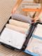 Travel vacuum compression bag suitcase hand roll portable clothing clothing down jacket storage bag household finishing bag