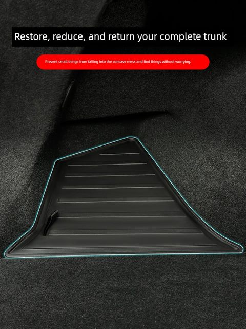 Suitable for Tesla's new version of Model 3/Y trunk storage box side edge storage bucket modification accessories