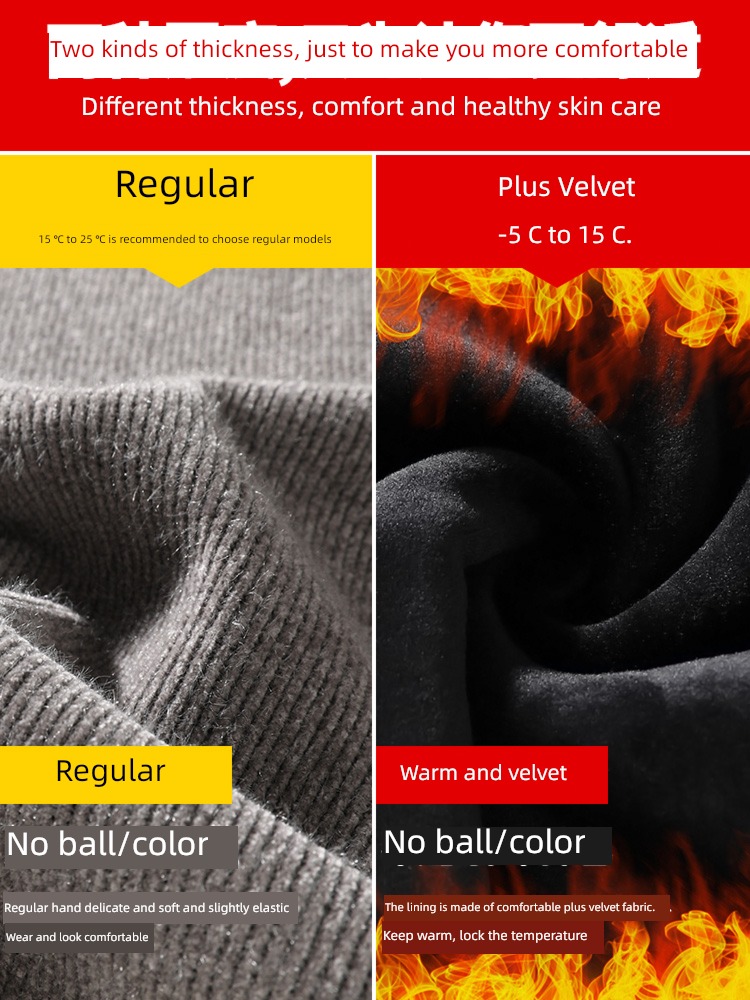 easy Round neck leisure time trend Versatile man sweater