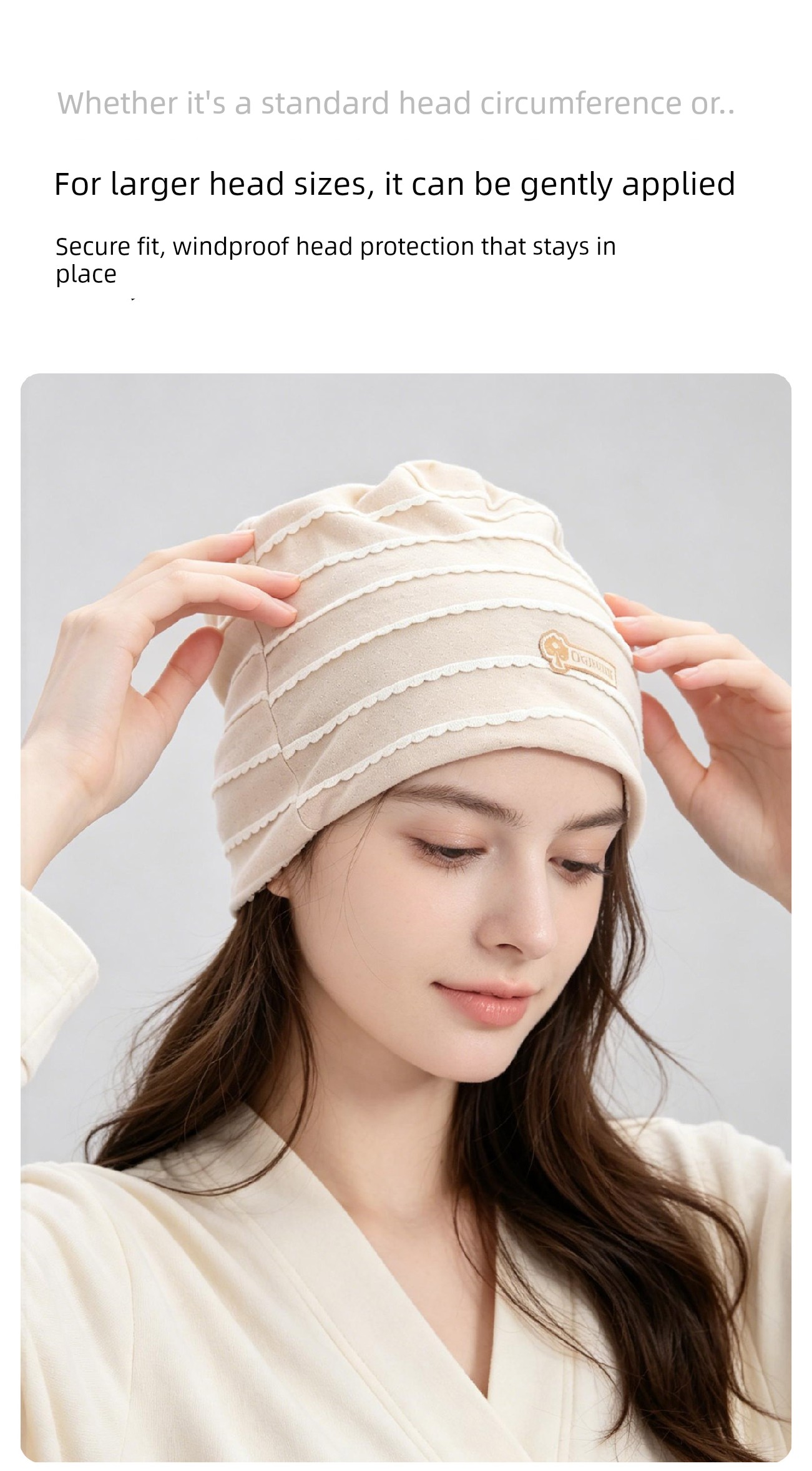 Maternity Windproof Bandana Headband Autumn Childbirth Confinement Hat — 12