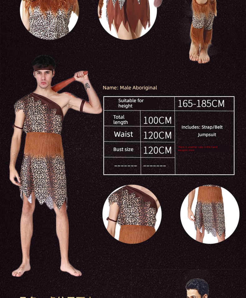 men and women Indian people Africa show Halloween clothing