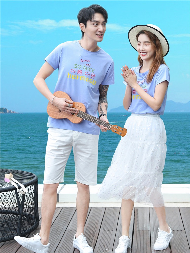 Sanya Travel on vacation beach Swimsuit Couples dress summer wear
