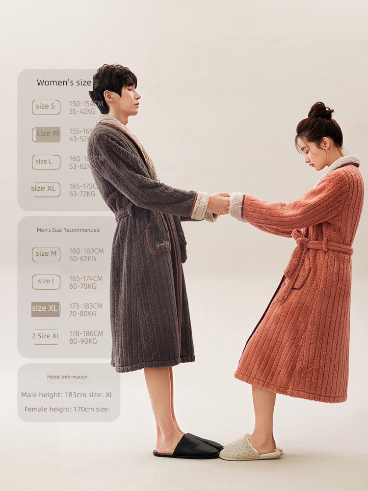 A good companion Coral velvet female Simplicity easy keep warm pajamas