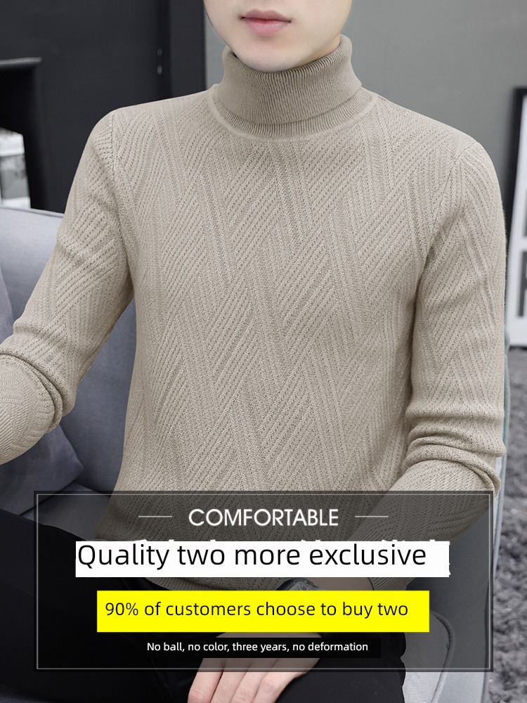 2 piece keep warm Cashmere Undershirt clothing High collar sweater