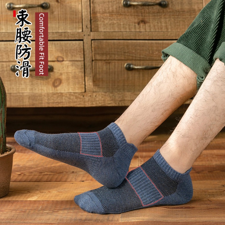 Cotton Short tube ventilation Sweat absorption Low Gang Four seasons Socks