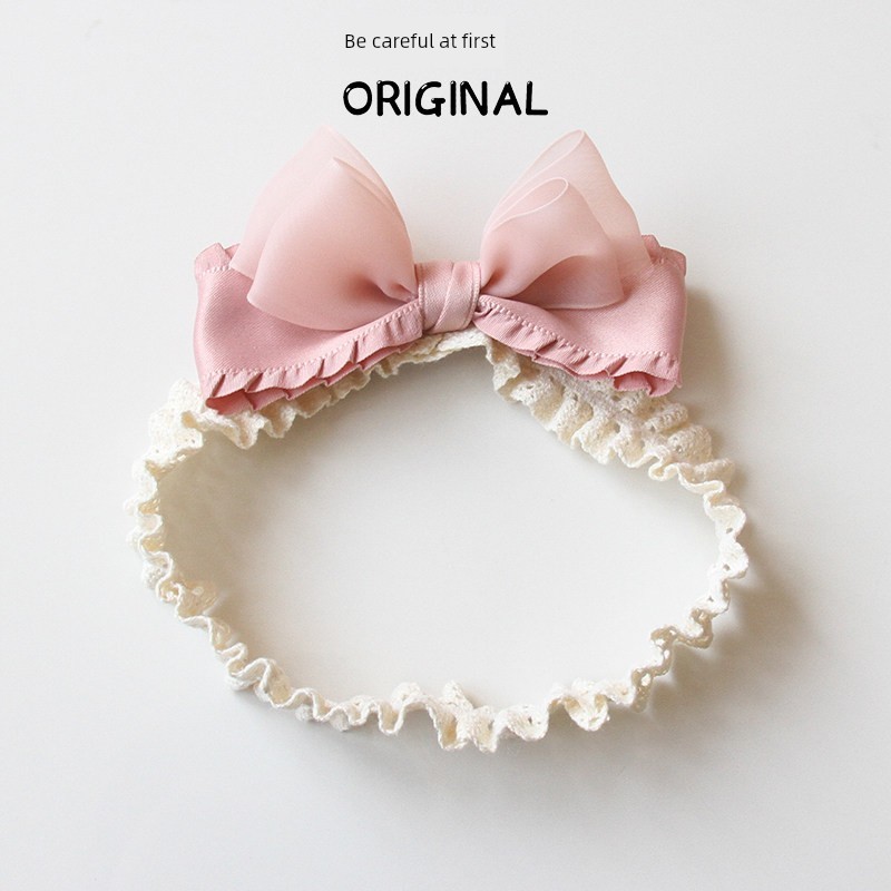Baby Girl Princess Hair Band Infant Full Moon Bows — 15