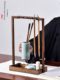 Creative brush hanging pen holder Four treasures of study and retro solid wood nan bamboo brush holder Students use desktop storage brush to shelve