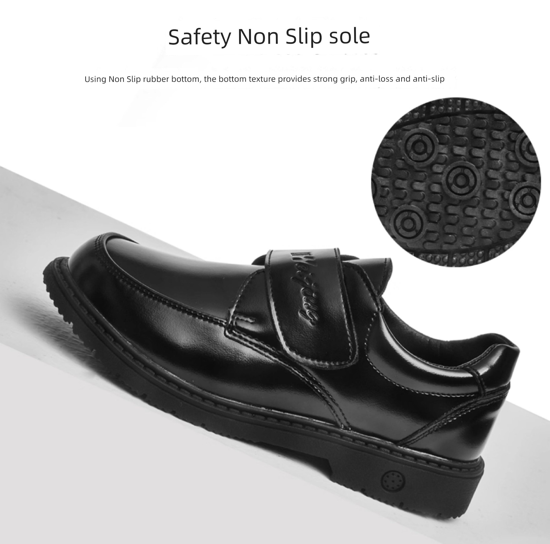 Boys' Performance Spring & Fall New Arrival Soft Bottom Student Leather Shoes — 15