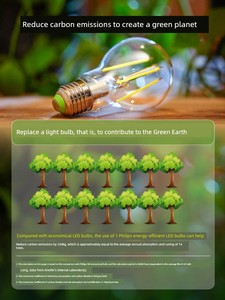 Philips LED Bulb For Home E14e27 Screw Edison Vintage Bulb Energy-Saving Table Lamp Replacement Bulb