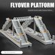 Fuxing EMU model high-speed rail toy train track platform overpass