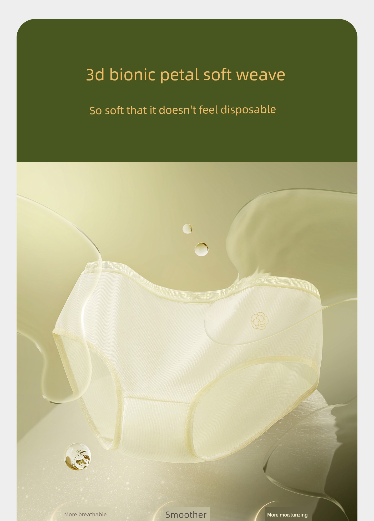 Babycare Jinshan Camellia Lightweight Disposable Underwear for Pregnant Women, Postpartum, Business Trips, Travel, Women's No-Wash — 18