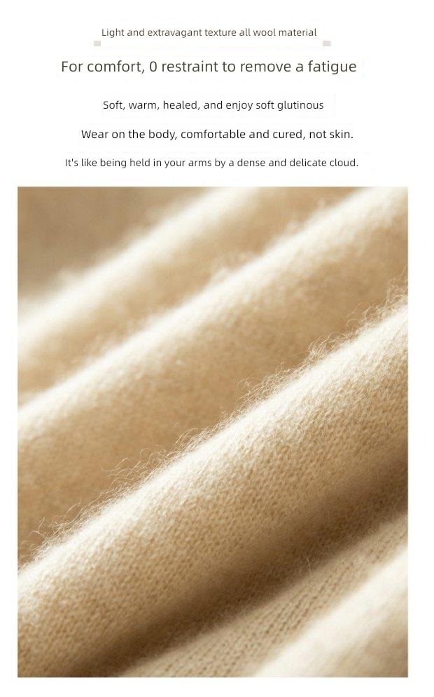 100% Autumn and winter easy Condom Long sleeve pure cardigan