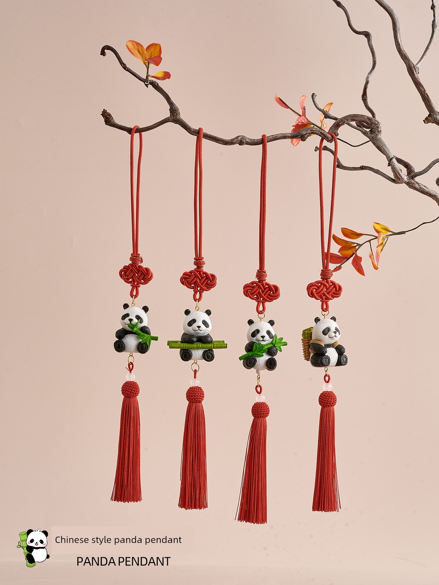 Chinese Knot Pendant Is a Gift That Foreigners Love, Featuring Chinese Characteristics. Panda Cultural and Creative Products Are Practical Gifts for Clients Going Abroad