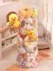 Doll storage bag transparent plush toy finishing artifact cloth doll zipper dustproof bag large capacity