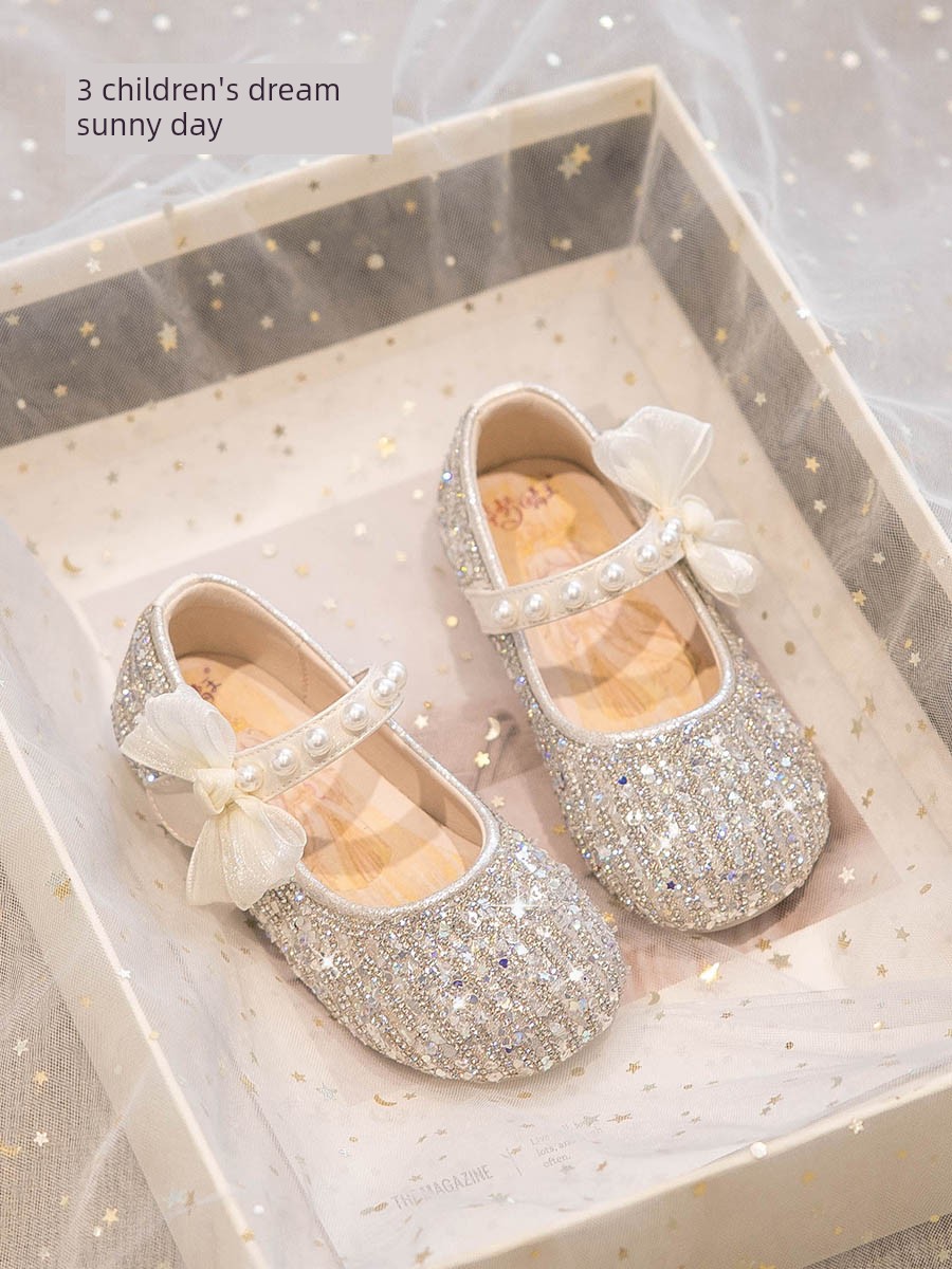 Fall and Winter Kids Soft Bottom Girl Princess Shoes