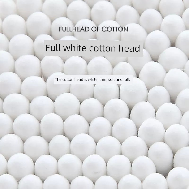 Double Ended Cotton Wwabs Ear Cleaning Makeup Disposable Tampon Cleaning Earpick Wooden Stick Cotton Rod Special For Home