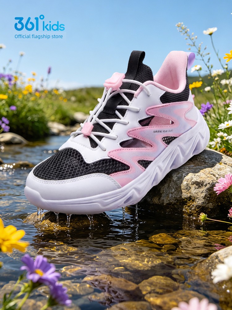 361 Kidsren's Shoes, Girls' Sandals, Kidsren's Hiking Shoes, Sports Shoes, 2026 Summer New Style, Girls' Outdoor Shoes