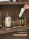 Mirror cabinet storage box hand washing table cosmetics lipstick bathroom bathroom cabinet partition slanted port sorting box