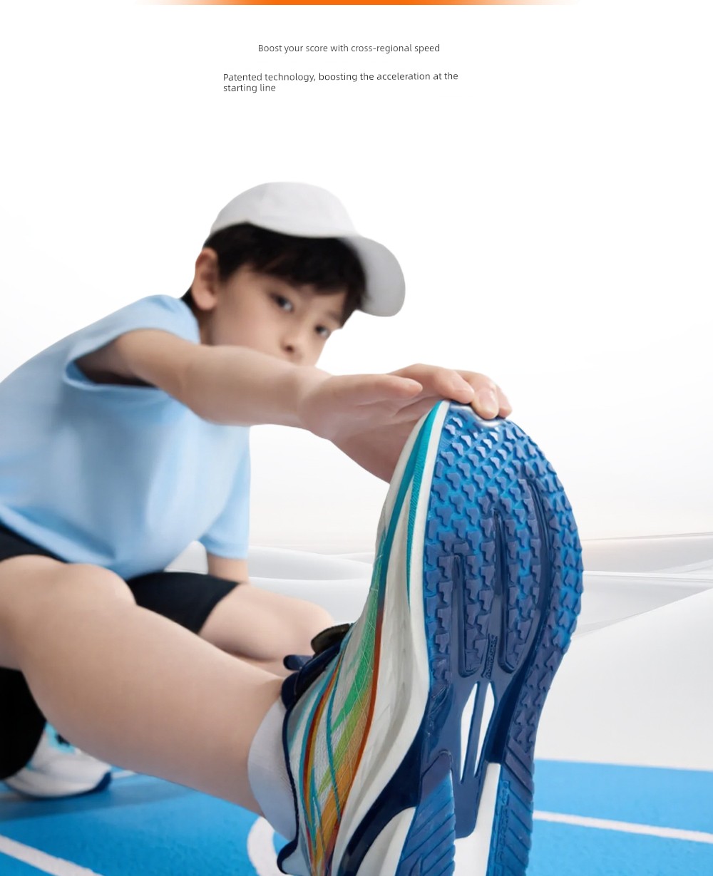 Anta Children's Wave 4 Running Shoes 2026 Summer New Breathable Professional Physical Test Running Shoes for Boys and Girls Youth Shoes — 10