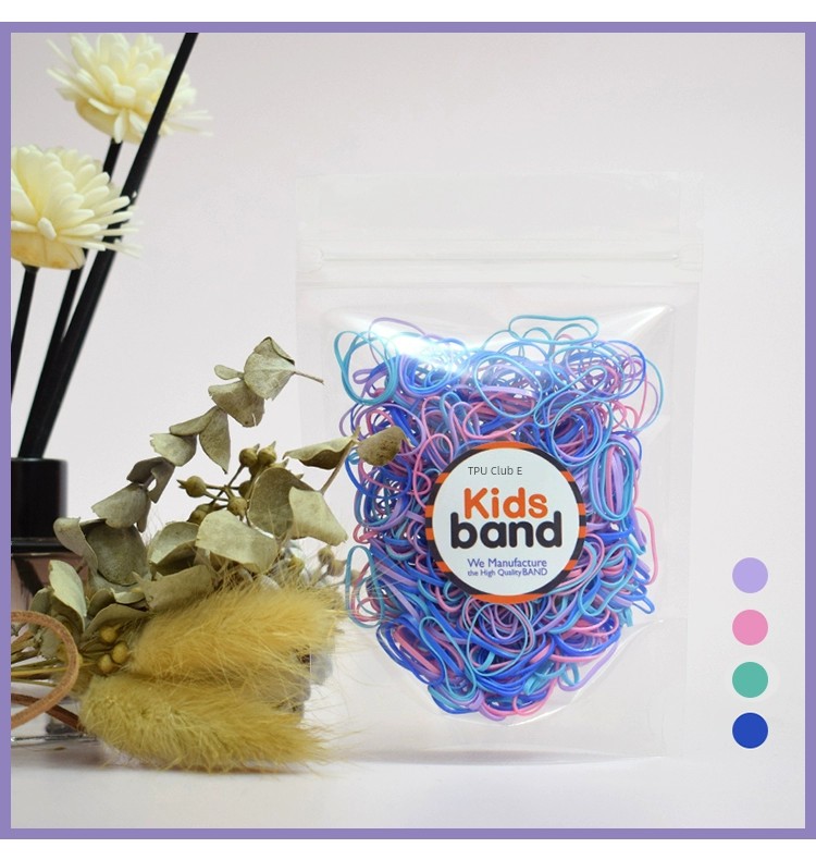 Kidsband Disposable Small Size Candy Color Rubber Gasket — 3