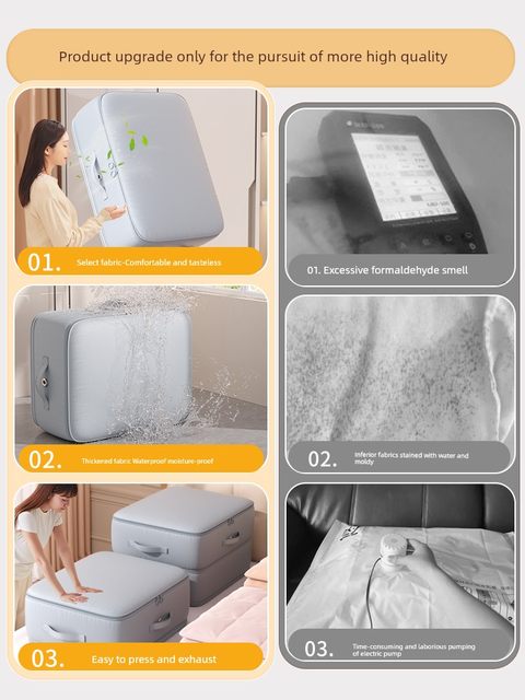 Clothing storage bag vacuum compression bag household large capacity clothing sorting artifact business trip luggage portable bag