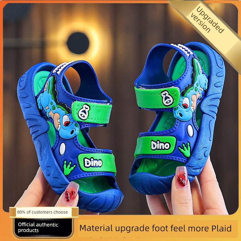 2026 New Boys' Sandals, Summer Style Kidsren's Sports Sandals, Medium and Large Kidsren's Boys' Outdoor Non-Slip Beach Shoes — 1