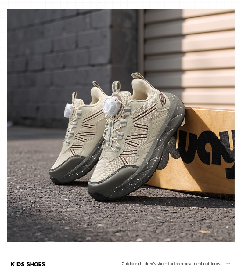Dickies Medium and Large Children's Sports Shoes for Boys and Girls 2026 Autumn New Model with Rotating Buckle Children's Cushioning Running Shoes — 19