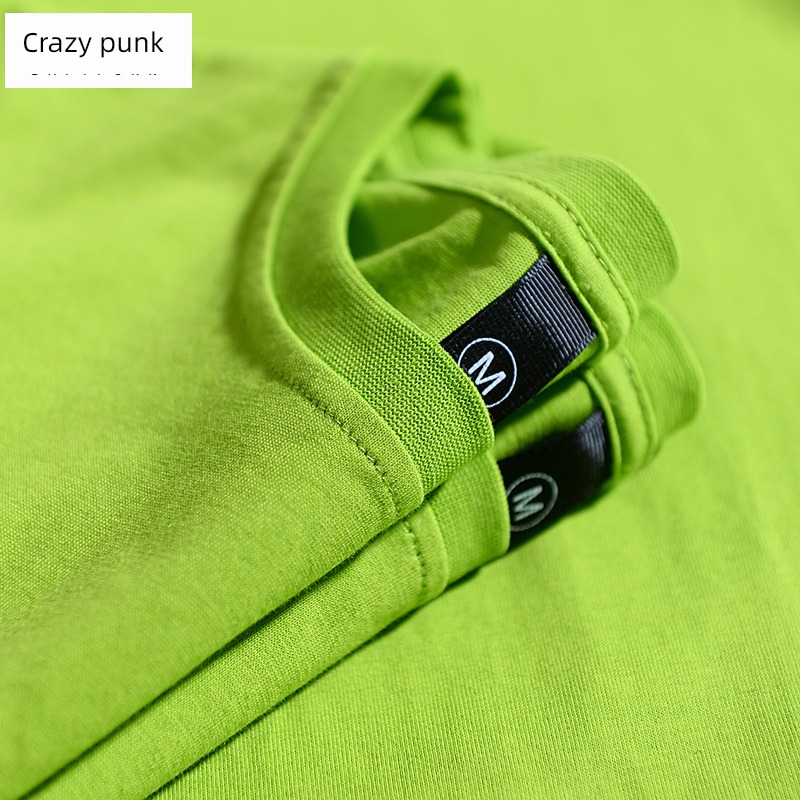 Pounds 200G Solid color lovers easy Short sleeve T-shirt