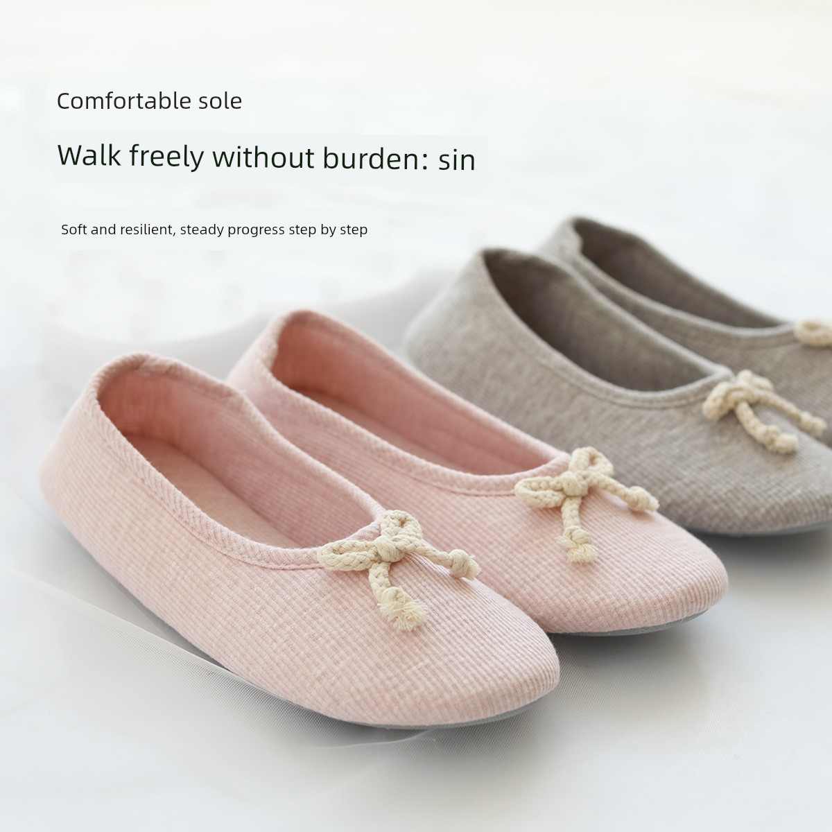 Charholo Maternity Postpartum Shoes for Spring, Autumn, and Summer, Thin Style with Closed Heel, Soft-Soled Anti-Slip Slippers for Pregnant Women