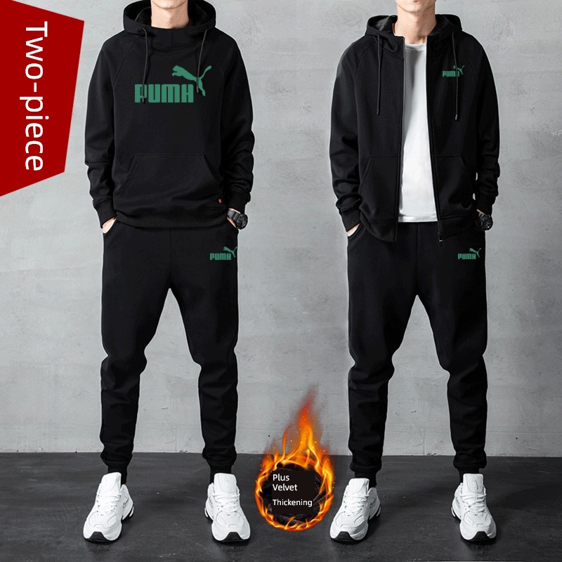 classic Puma Autumn and winter leisure time handsome Two piece set Sweater