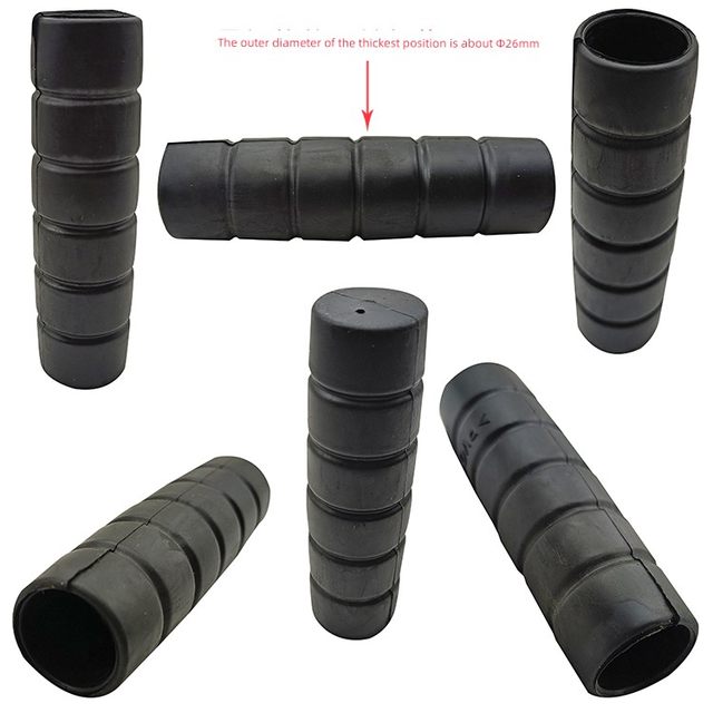 Iron pipe steel pipe handle rubber sleeve handle handle handrail handrail soft sleeve anti-slip insulation protective sleeve diameter 20 25mm
