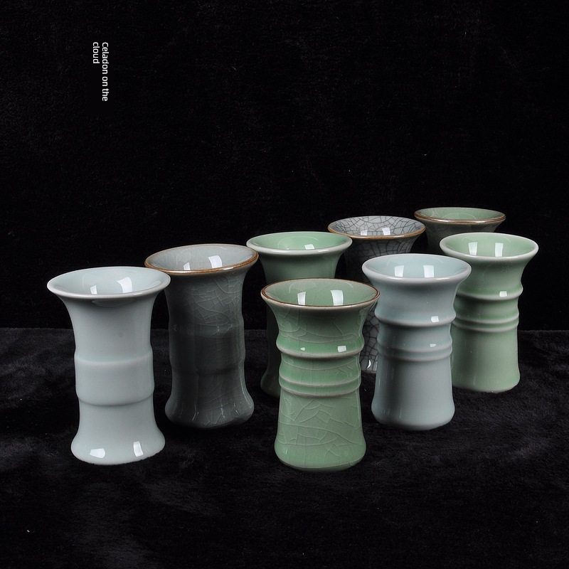 Japanese Sashimi Plating Decoration Dry Ice Small Pot Dry Ice Cup Small Container Creative Plate-Style Dishes Seafood Display Ornaments
