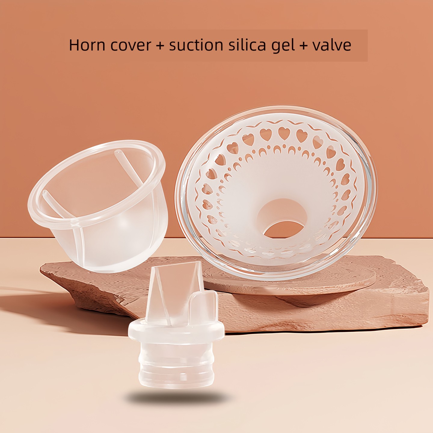 Xinbei 8775/8776/8792 Electric Breast Pump Accessories Duckbill Valve Cylinder Silicone Massage Pad Three-Way Bottle — 7