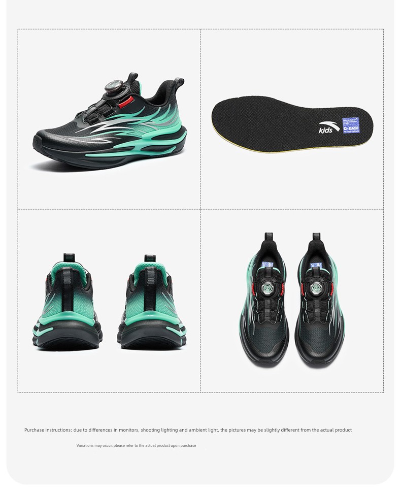 Red Flame | Anta Running Shoes 2026 Autumn New Sports Shoes Children's Shoes Boys and Girls Running Shoes Trendy and Cool for Teenagers — 20