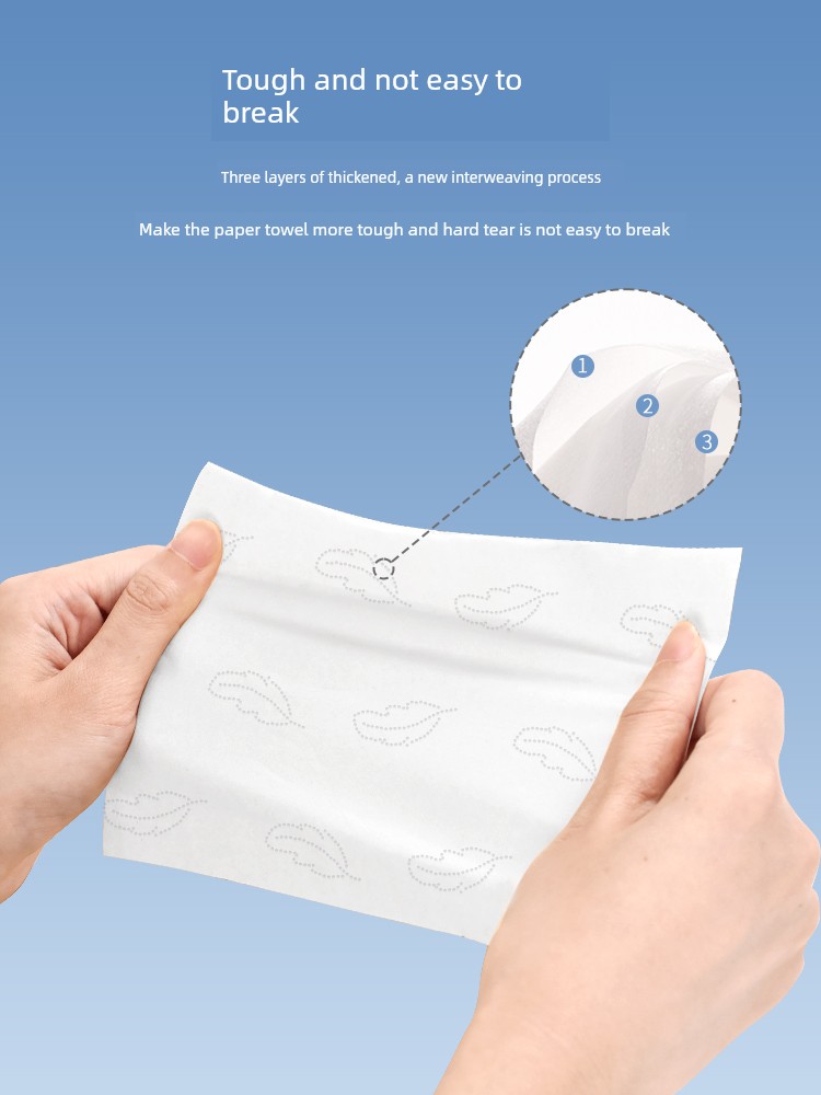 Plant-Based Cloud Soft Towel Cream Paper, Specially Designed for Newborns, Moisturizing Soft Tissue, Baby Facial Tissue, Ultra-Soft Tissue Paper — 4
