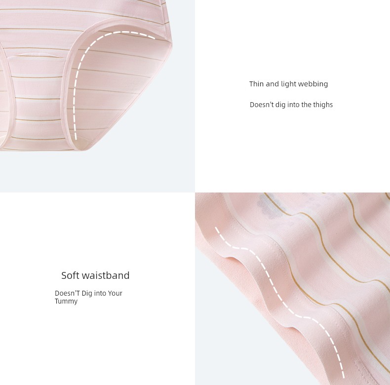 【Likeuu Special Offer】Ubras' Likeuu Children's and Adult Pure Cotton/Modal Underwear 5-Pack Dr — 56