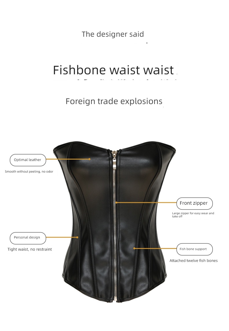 slim suit Inner lap Self-cultivation Fish bone camisole vest